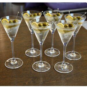 Grey Goose Vodka Martini Glasses, Set of 6